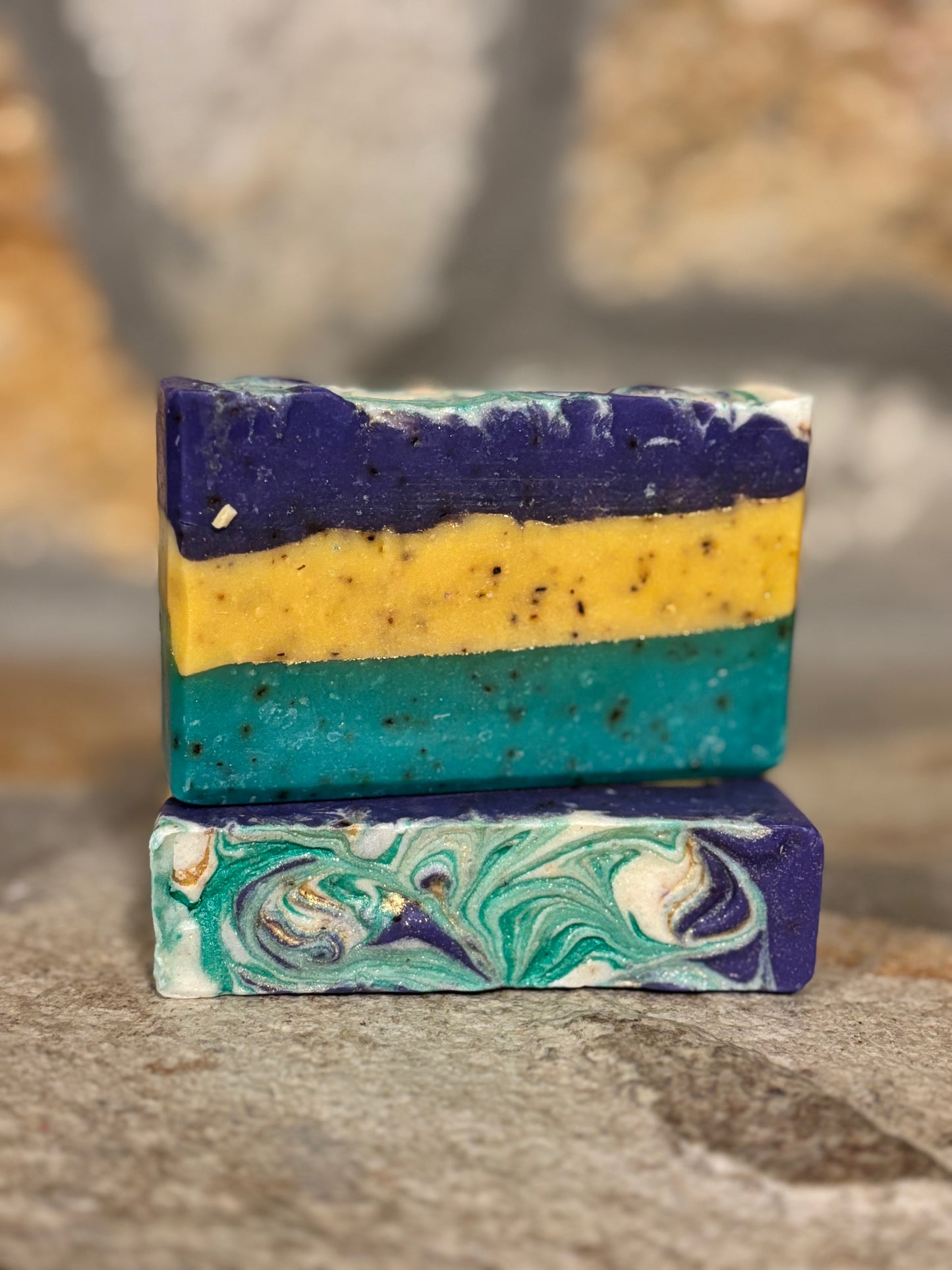 Green Mardi Gras Madness Soap
