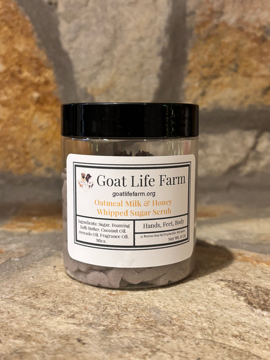 Oatmeal Milk and Honey Whipped Sugar Scrub