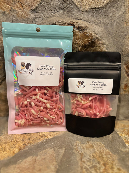 Pink Peony Goat Milk Bath