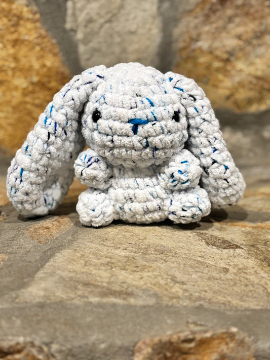 Medium Multicolor Bunny with Lavender