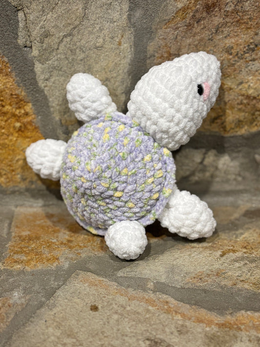 Floral Turtle with Lavender